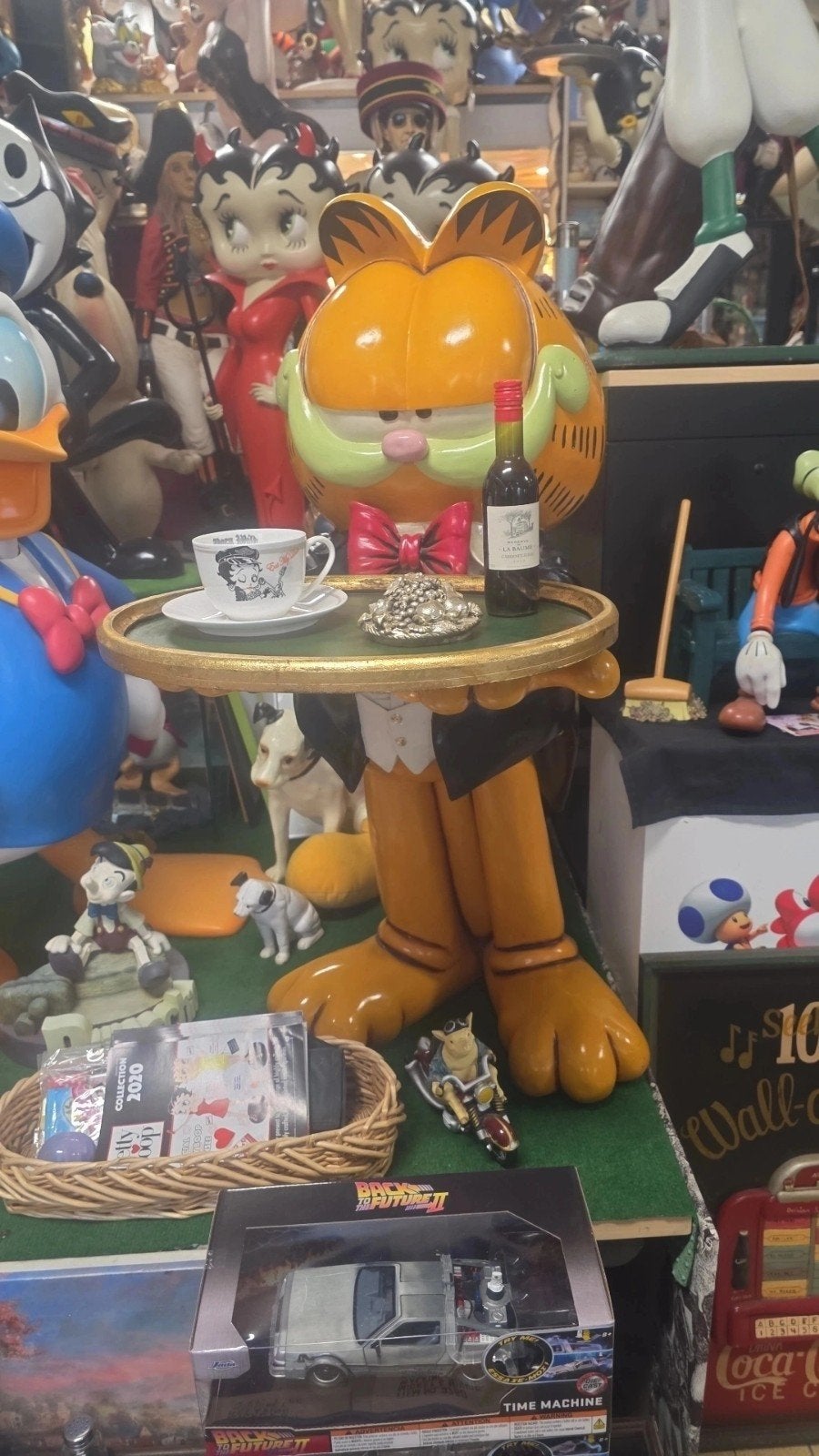 Statue Garfield Big Fig 90 cm, Enlèvement, Autres personnages, Comme neuf, Statue ou Figurine