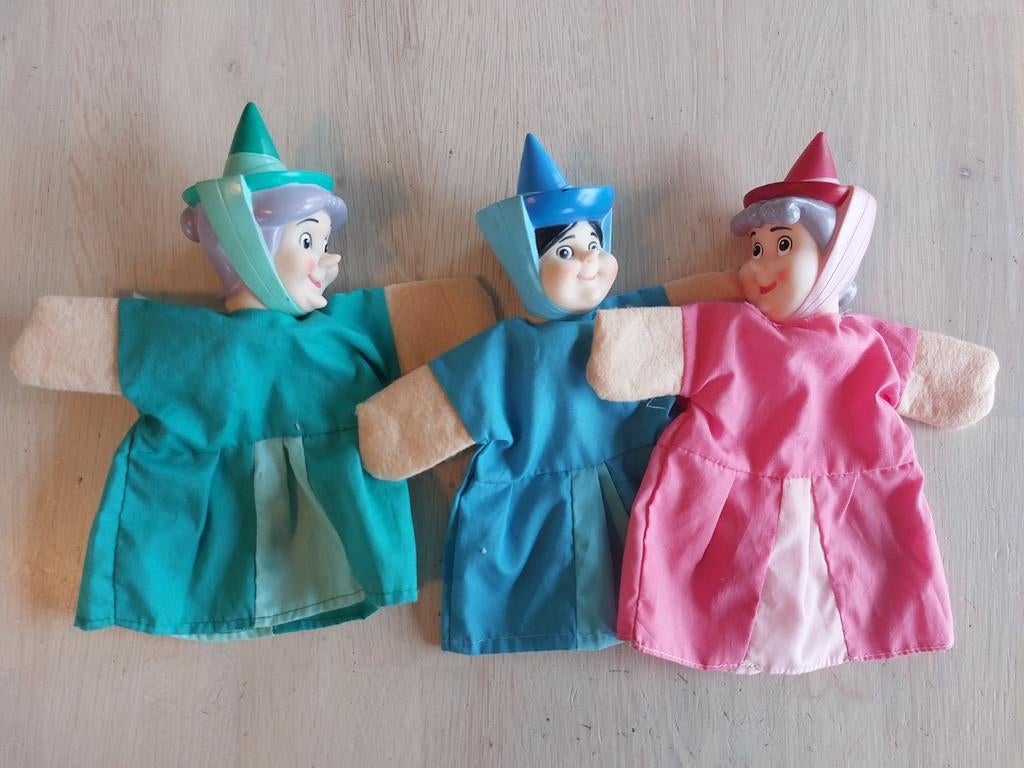 Goede feeën handpoppenset (3 stuks), Ophalen