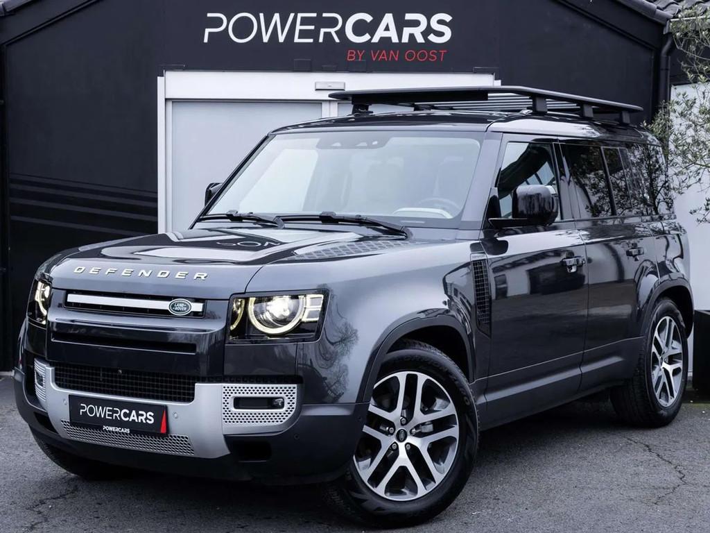 Land Rover Defender 110 3.0D | SE | LEDER | PANO | MERIDIAN, Auto's, Automaat, Gebruikt, 3200 kg, Skiluik