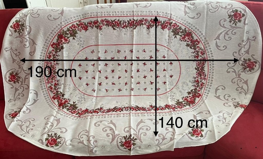 Nappe ovale 190 x 140 cm NEUVE, Nappe, Enlèvement, Neuf, Ovale