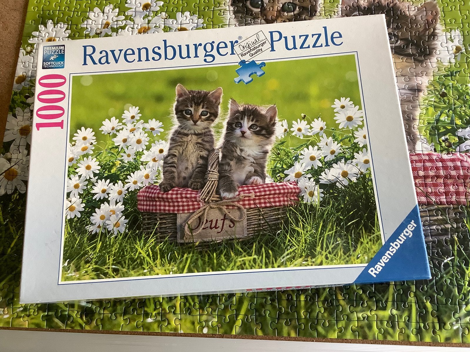 Puzzel 1000 stuks Ravensburger  - Picknick in de wei, Ophalen, Zo goed als nieuw