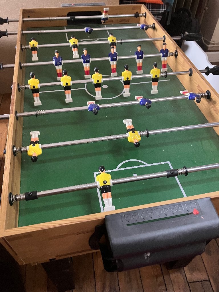 Baby-foot, billard, hockey 6 en 1, Enlèvement