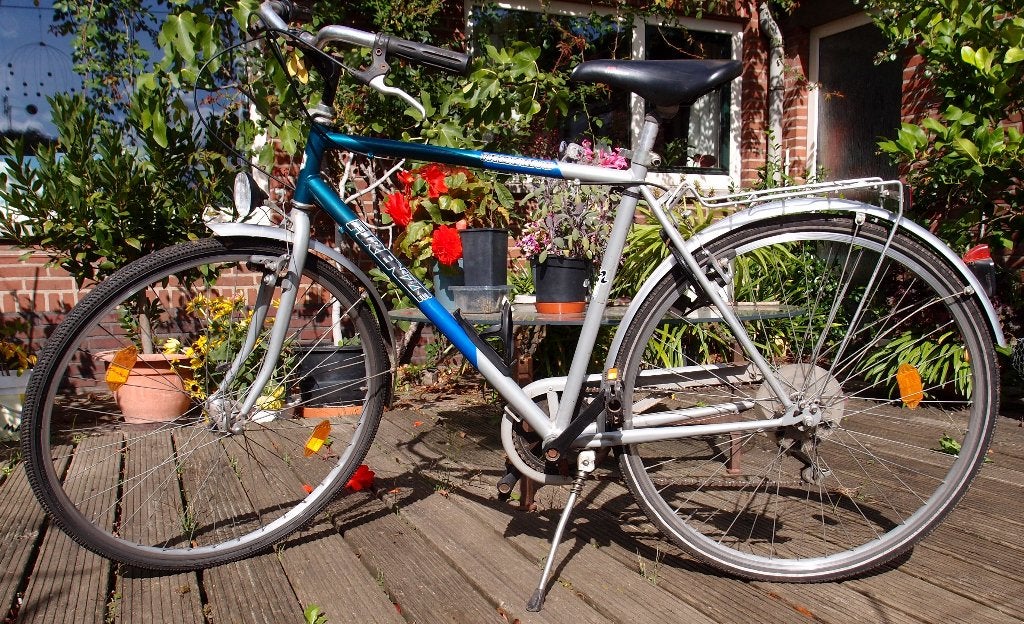 Herenfiets, Fietsen en Brommers, Gebruikt, Velgrem, 57 tot 61 cm, Ophalen