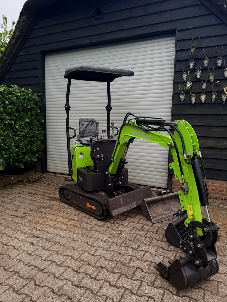 Landward mini graver mini graafmachine 1 tons CE snelwissel, Ophalen