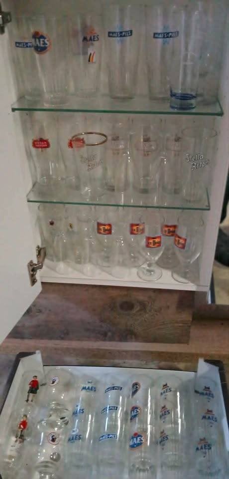 ENSEMBLE DE VERRES A BIERES ET AUTRES... / 0.30 € LE VERRE, Enlèvement, Comme neuf, Verre à bière
