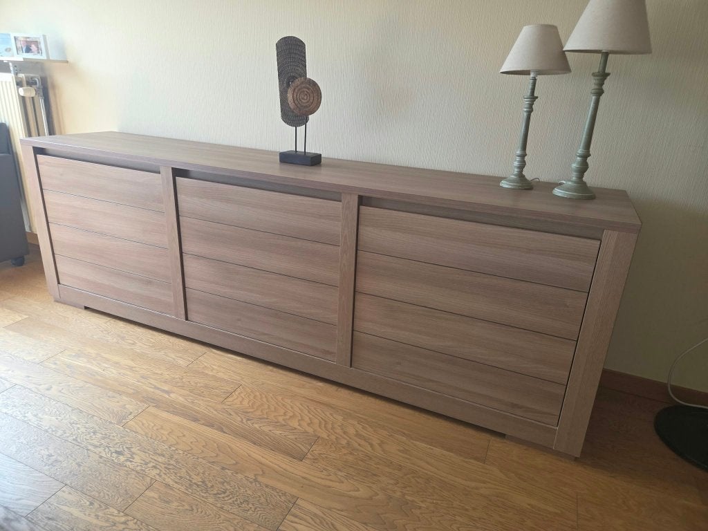 Eetplaats, salontafel en tv-kast, Huis en Inrichting, Ophalen, Zo goed als nieuw, Landelijk modern, tijdloos