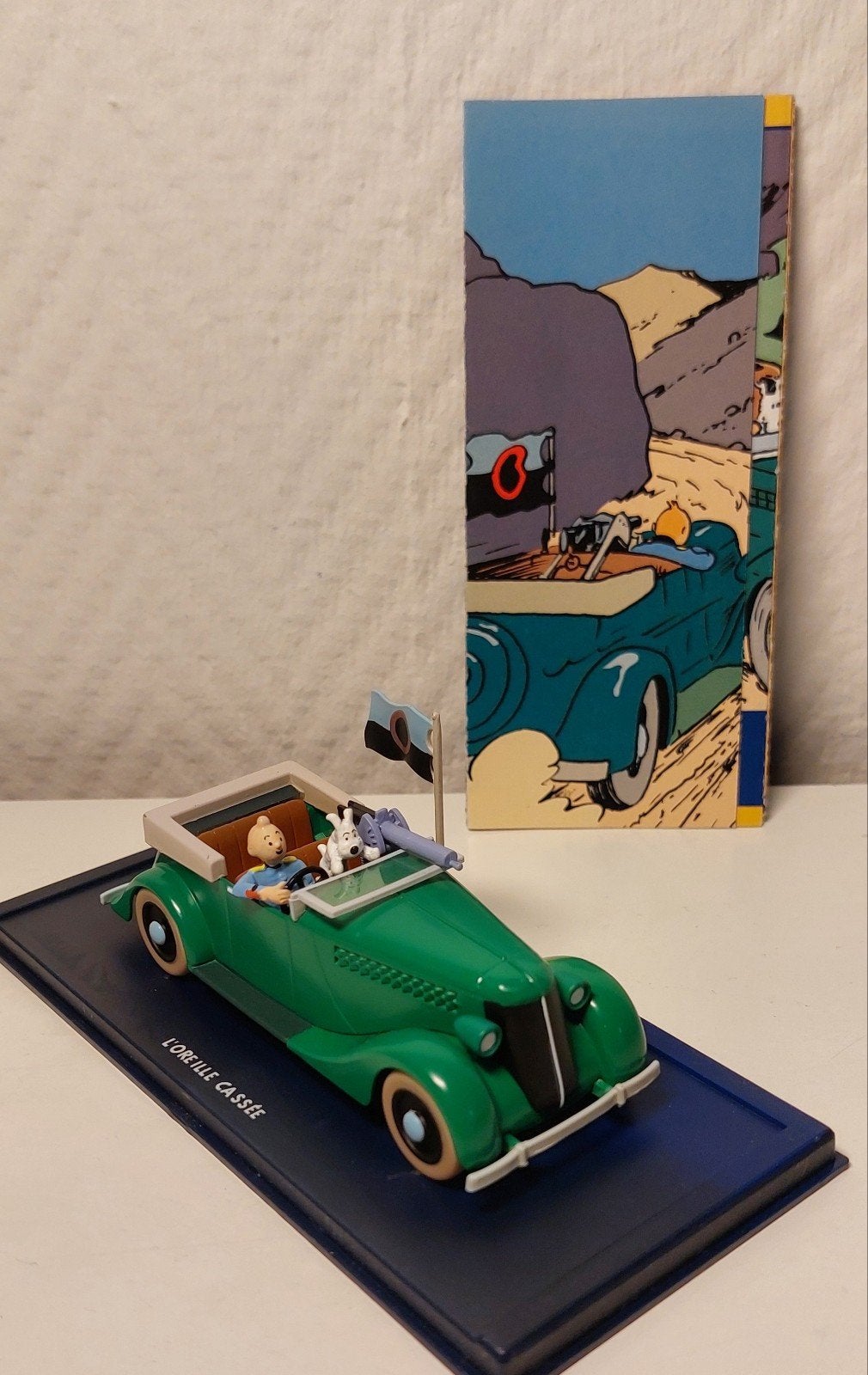 KUIFJE Atlas auto 1/43 'De mitrailleurwagen 1940' 💫, Verzamelen, Ophalen of Verzenden, Kuifje, Zo goed als nieuw, Beeldje of Figuurtje