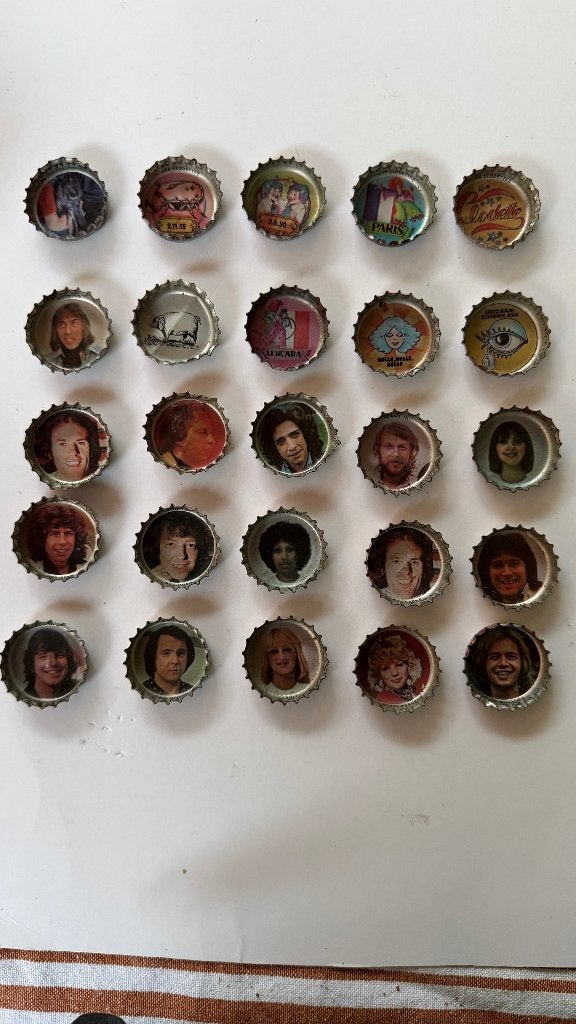 Vintage Coca-Cola kroontjes uit jaren 70's, Verzamelen, Ophalen of Verzenden, Gebruikt, Overige typen