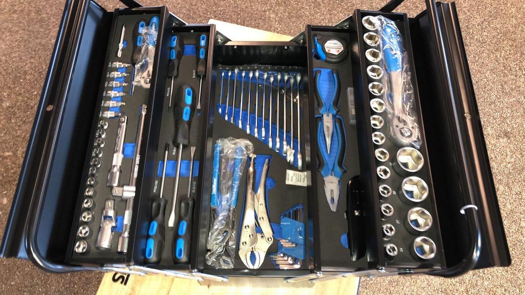 Multifuntionele gereedschapskoffer 95-Delig, Doe-het-zelf en Bouw, Gereedschap | Handgereedschap, Ophalen, -, -, Nieuw