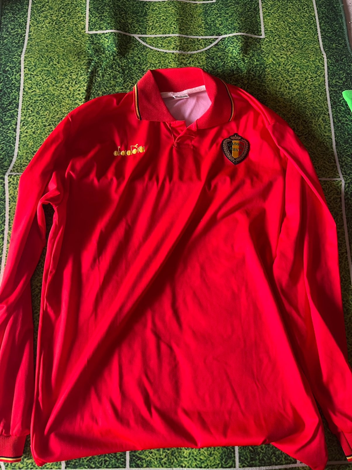 Maillot diadora belgique diables rouges, Enlèvement ou Envoi, Comme neuf, Maillot