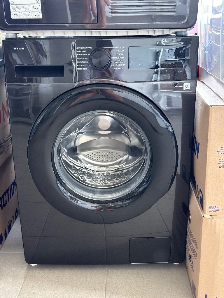 Wasmachine Samsung WW11DG5B25AB (droogkast/tusentstuk optie), Ophalen, 1200 tot 1600 toeren, 10 kg of meer, Zo goed als nieuw