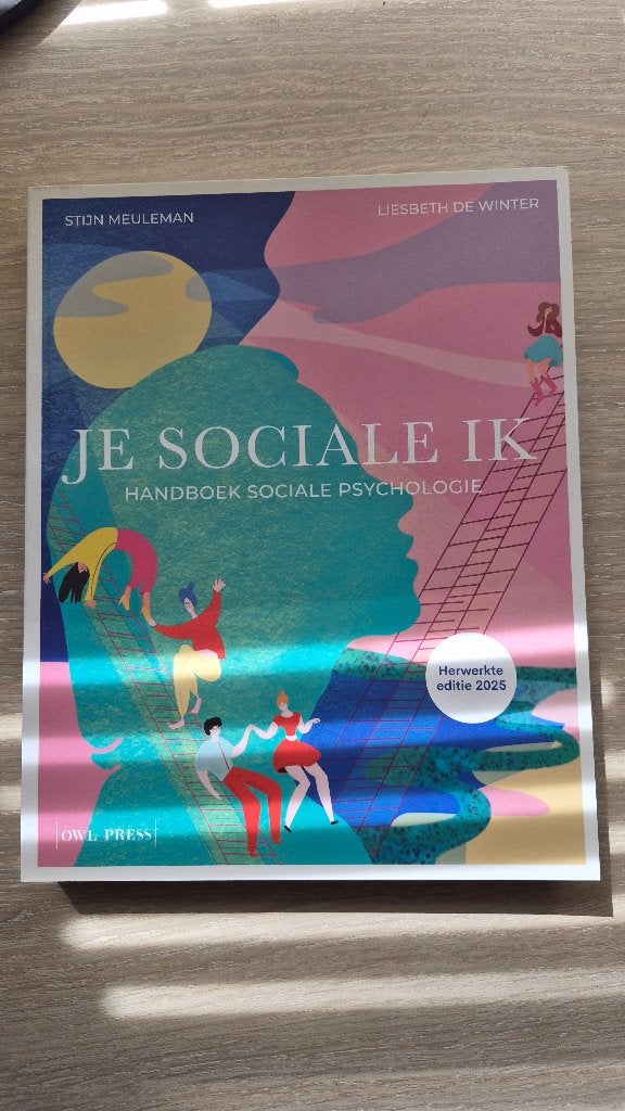 Je Sociale Ik Boek, Sociale psychologie, Nieuw, Stijn Meuleman; Liesbeth De Winter, Ophalen of Verzenden