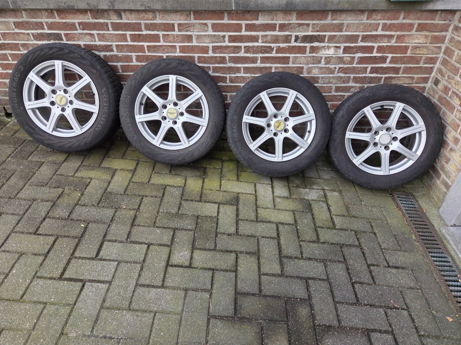 jantes alu 16" pneus hiver Vredestein Snowtrac 3 205/60/16, Pneus hiver, 16 pouces, Pneu(s), Enlèvement