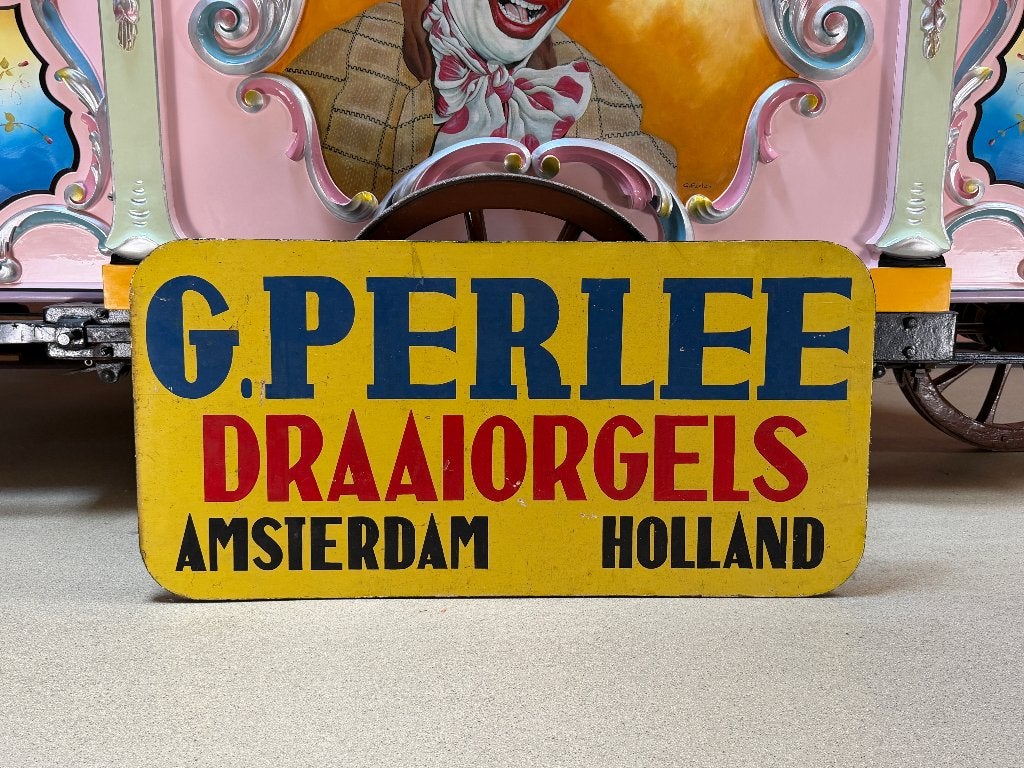 Iconisch reclamebord - G. Perlee - Kavel 1 - Veiling 26 Sept, Muziek en Instrumenten, Ophalen, Orgel