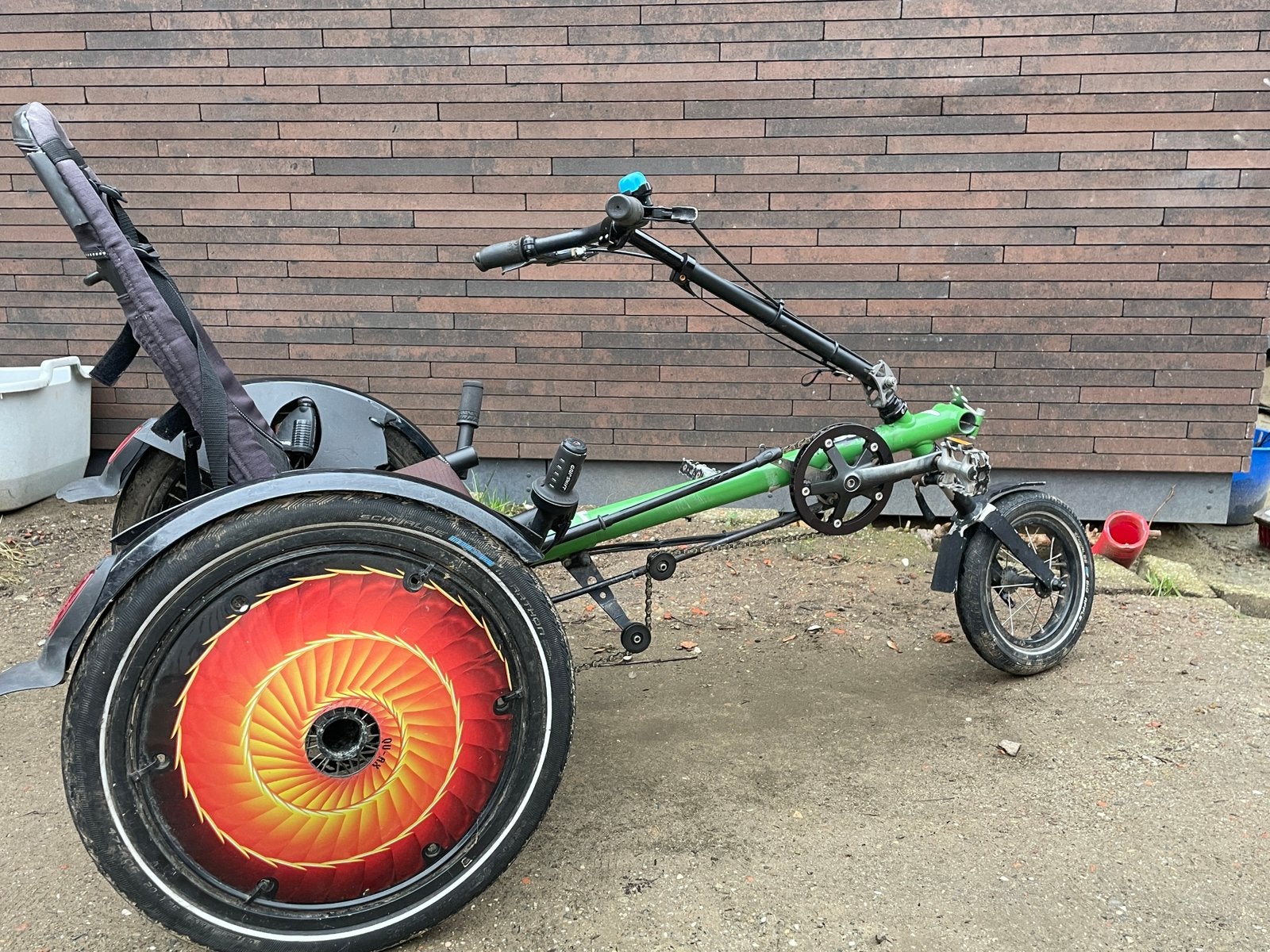 Hase trets driewieler, Fietsen en Brommers, Ophalen, Gebruikt