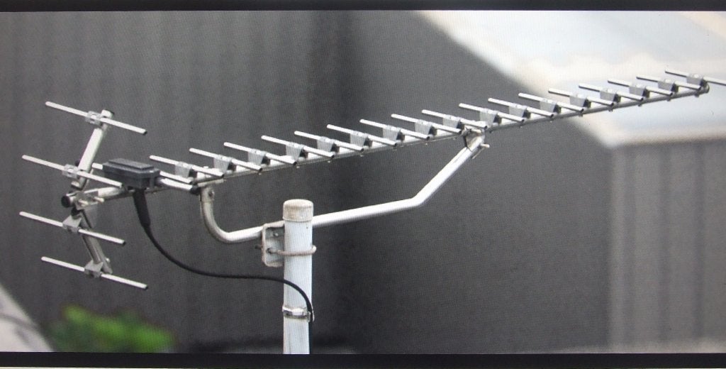 Antenne voor gehele UHF-band 470 - 862 MHz = kanalen 21 - 69, Télécoms, Antennes & Mâts, Enlèvement, Utilisé, Antenne