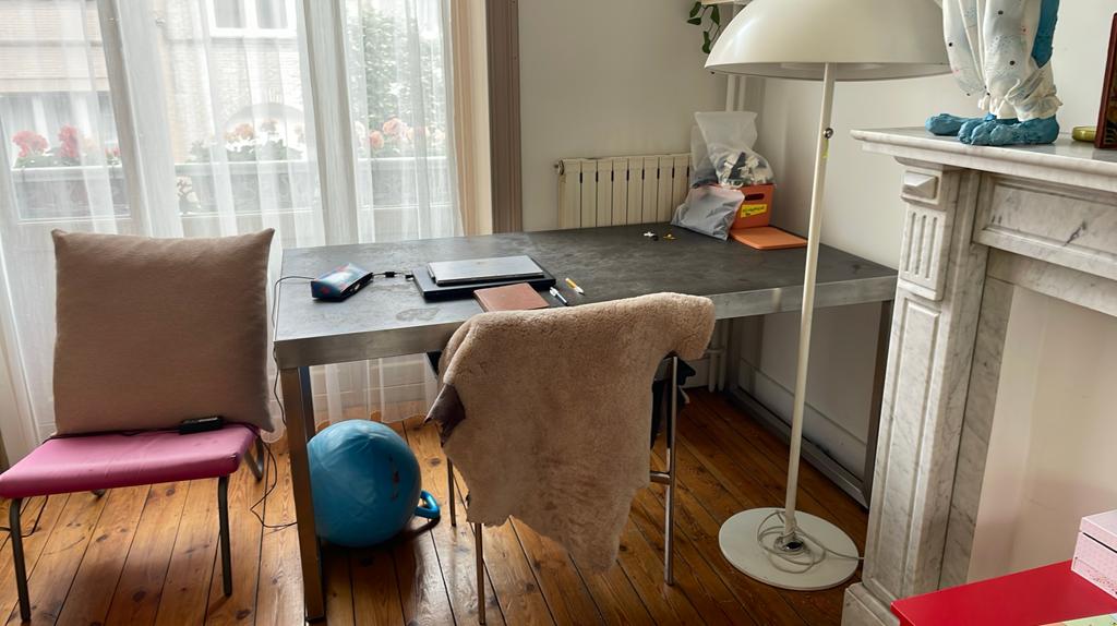 Bureau tafel, Huis en Inrichting, Bureaus, Ophalen, Metaal