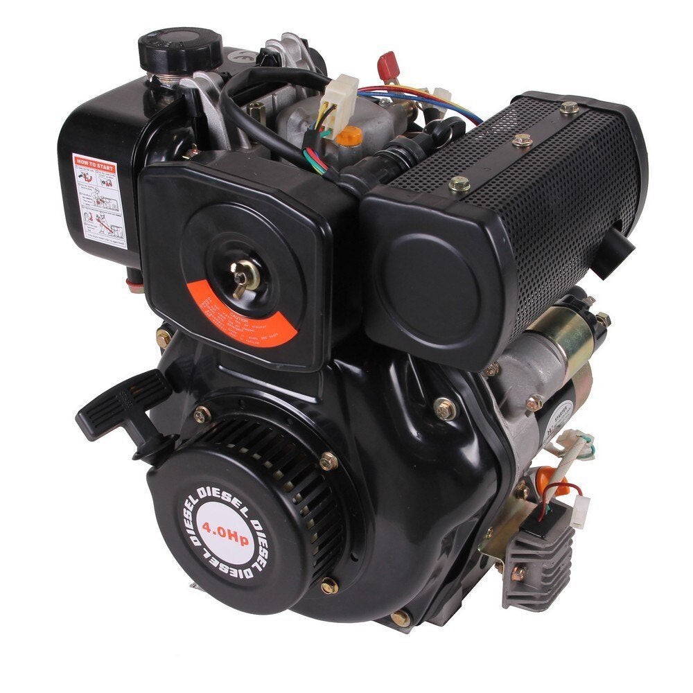 Dieselmotor E-start 4,2pk, Verzenden