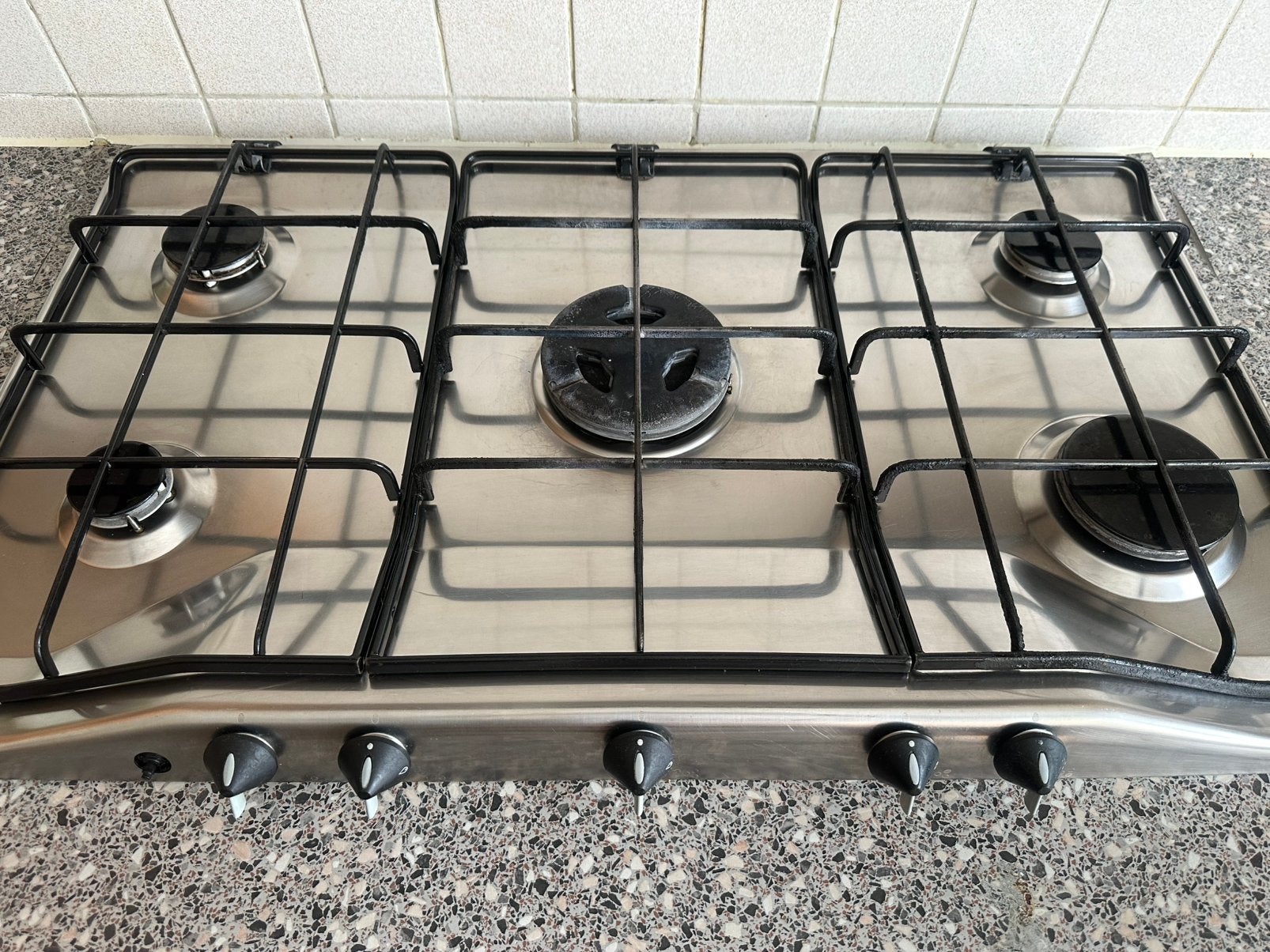 Zanussi 5-pits gasfornuis, Ophalen, Gebruikt, Energieklasse A of zuiniger, Inbouw