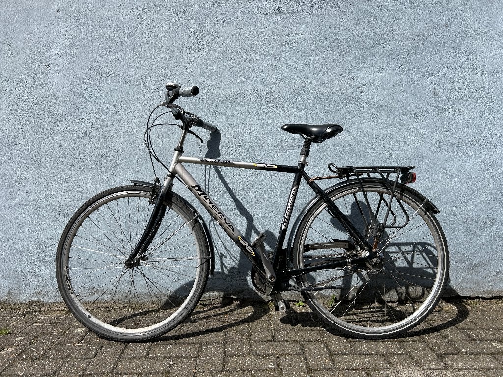 Herenfiets, Fietsen en Brommers, Gebruikt, Velgrem, 49 tot 53 cm, Ophalen