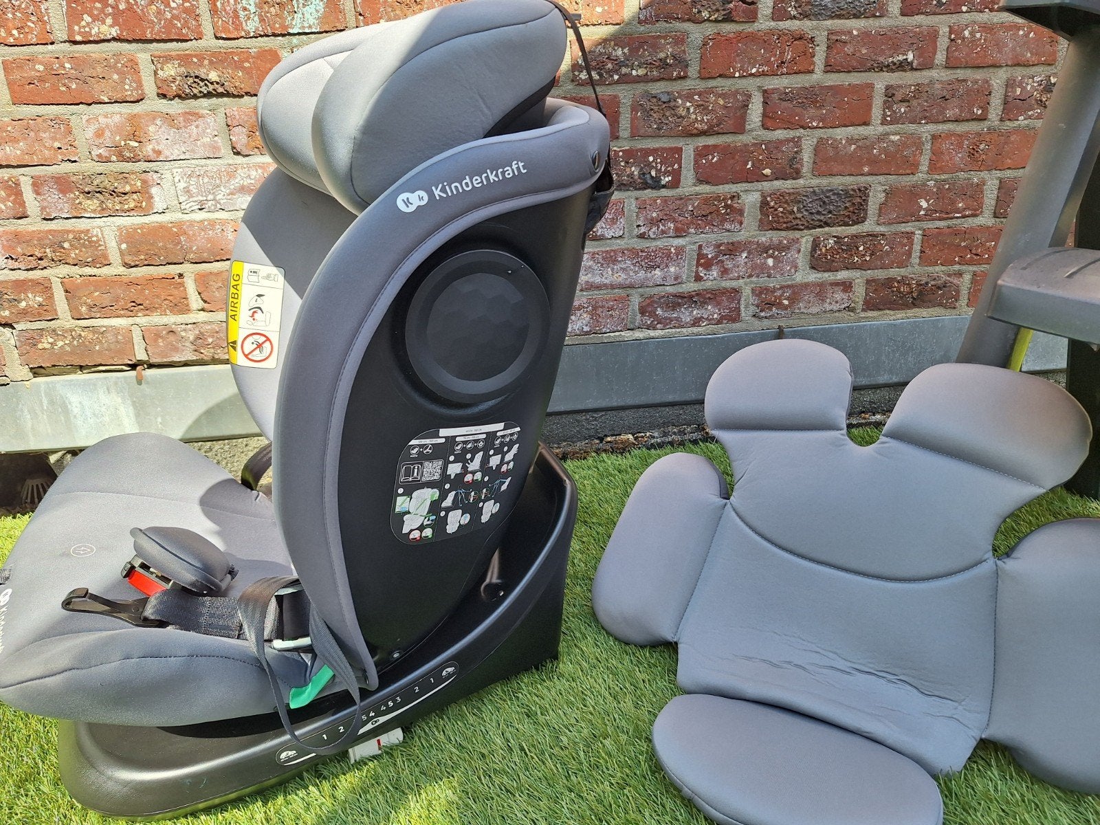 Autostoel Isofix Kinderkraft I Grow I Size, Zo goed als nieuw, 9 t/m 36 kg, Isofix, Slaapstand