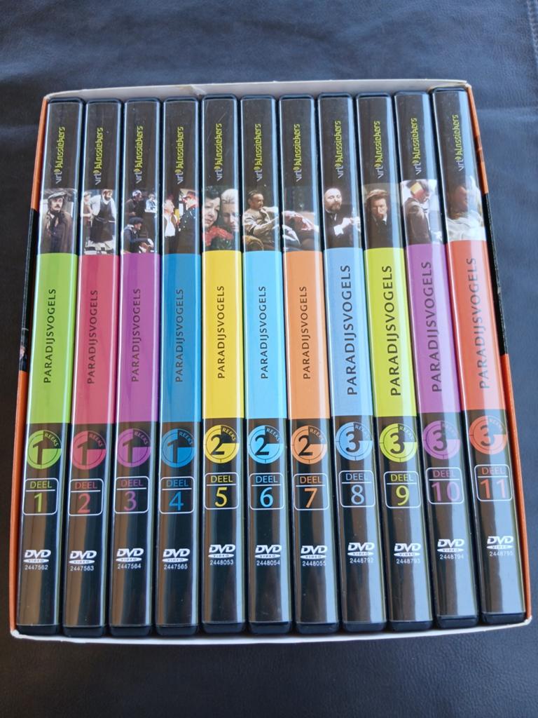NIEUW IN DE BOX 11 DVD'S PARADIJSVOGELS COMPLETE COLLECTIE, Cd's en Dvd's, Ophalen of Verzenden