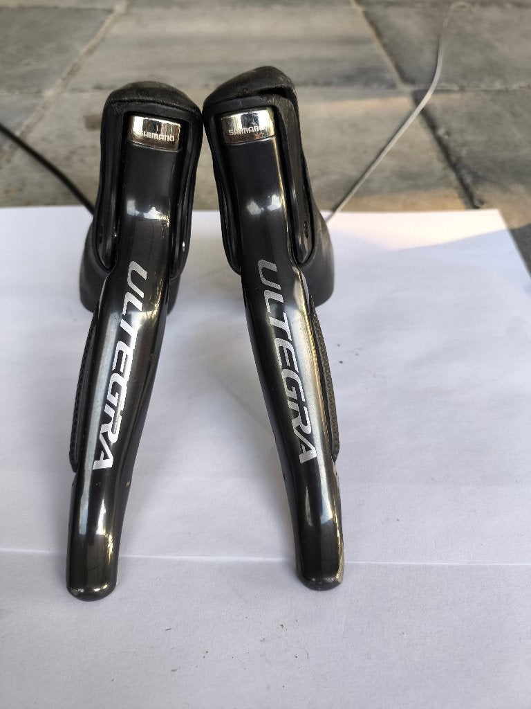 Shimano Ultegra 6700 Di2 10-s groepset (quasi volledig), Ophalen, Gebruikt, Stuur, Shimano Ultegra