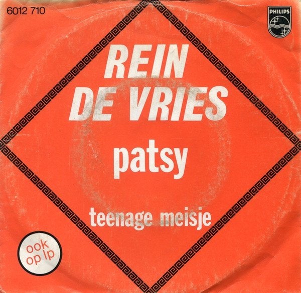 Rein De Vries – Patsy / Teenage Meisje  vinylsingel, Cd's en Dvd's, Vinyl | Nederlandstalig, Zo goed als nieuw, Levenslied of Smartlap