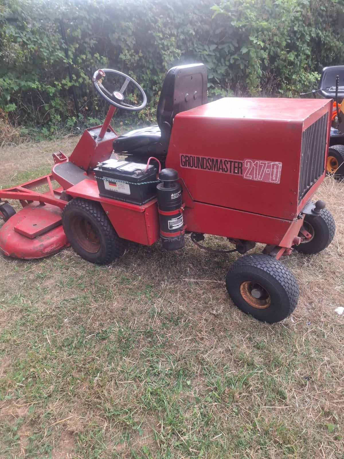diesel zitmaaier, Jardin & Terrasse, Tondeuses autoportées, Enlèvement, Démarrage électrique, 120 cm ou plus