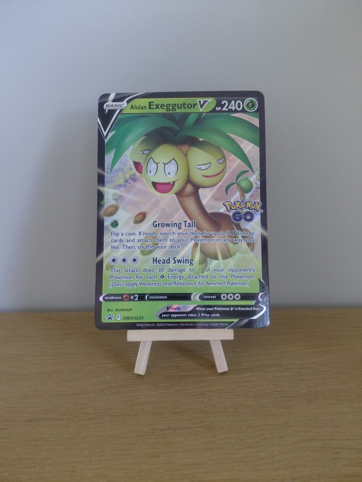 polémon kaart: jumbo Exeggutor, Ophalen of Verzenden, Zo goed als nieuw, Losse kaart