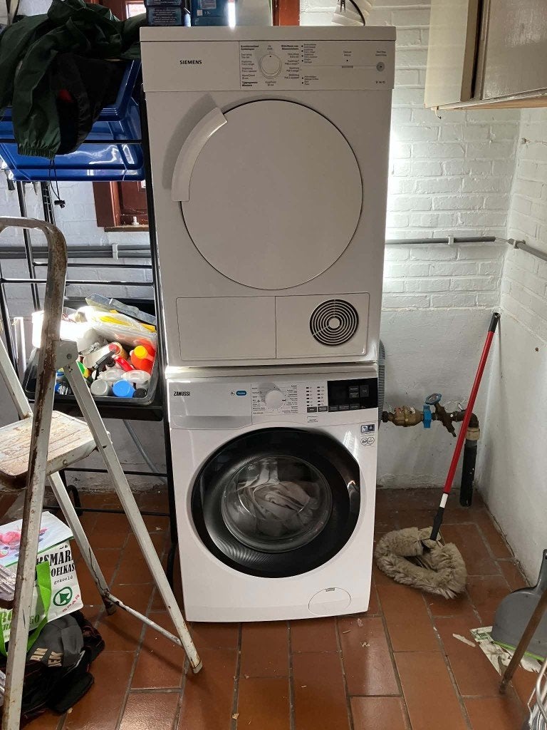 wasmachiene en droogkast, Ophalen, Gebruikt