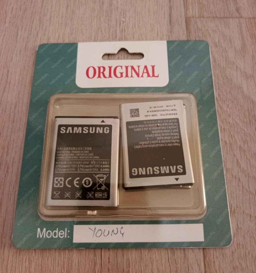Batteries Samsung Galaxy Young – 1200 mAh – Neuves, Télécoms, Téléphonie mobile | Batteries, Enlèvement ou Envoi, Neuf