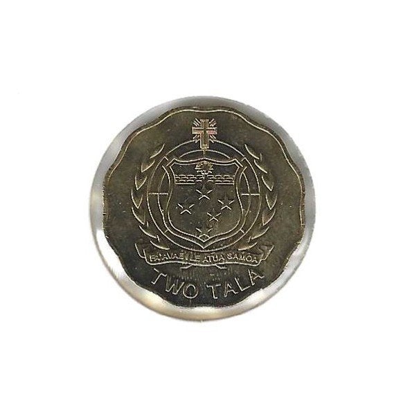 Samoa, 2 Tala 2011., Postzegels en Munten, Munten | Oceanië, Ophalen of Verzenden, Losse munt