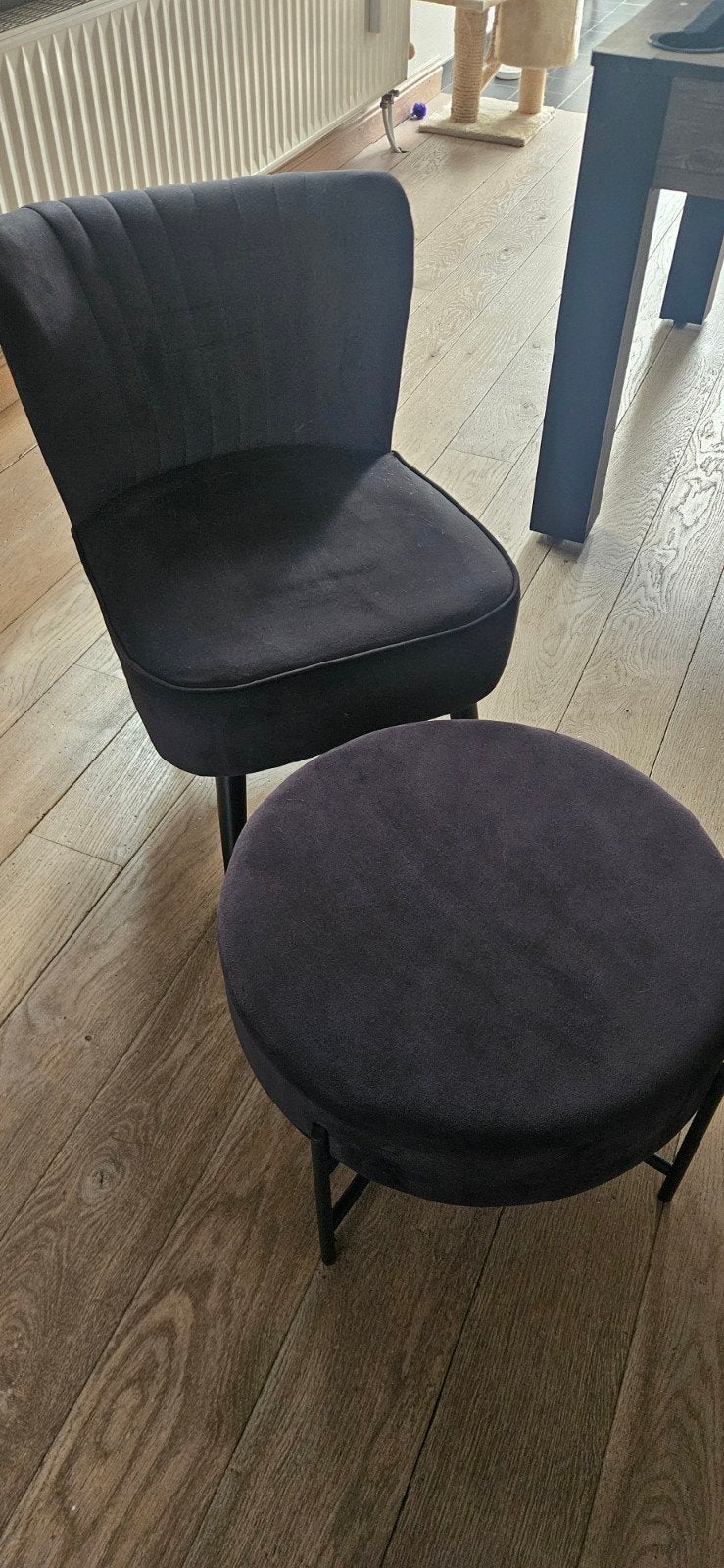 Zetel en poef, Ophalen