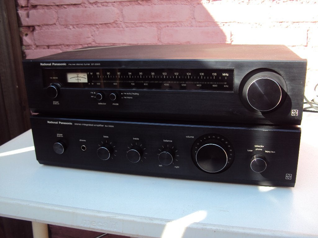 Panasonic SU 2300 + Panasonic ST 2300., Autres marques, Tuner ou Radio, Enlèvement, Utilisé