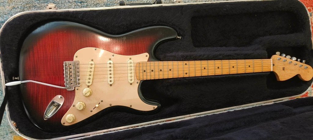 Fender Stratocaster + Line 6 Versterker, Enlèvement, Utilisé, Fender, Avec ampli