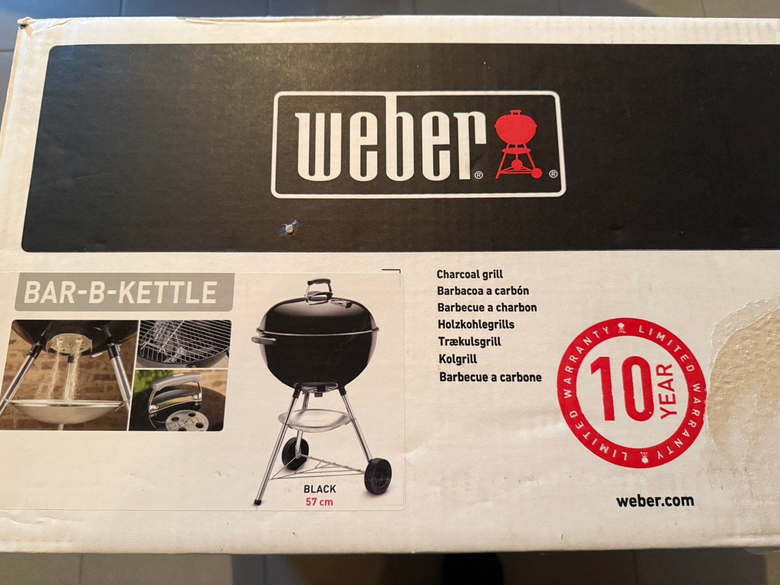 Weber Kettle 57 cm BBQ - Gloednieuw in ongeopende doos !!!, Enlèvement, Neuf, Weber