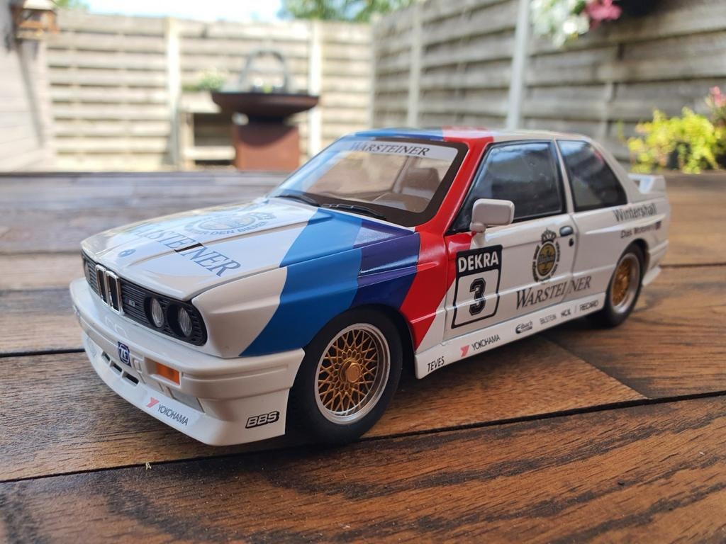 Bmw e30 model 1.24 warsteiner + led, Ophalen
