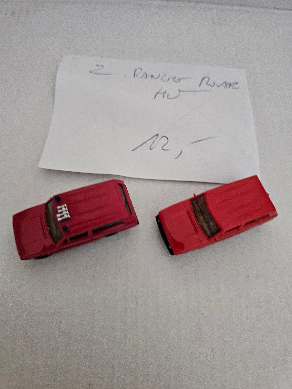 2 miniatures HO range rover., Enlèvement ou Envoi