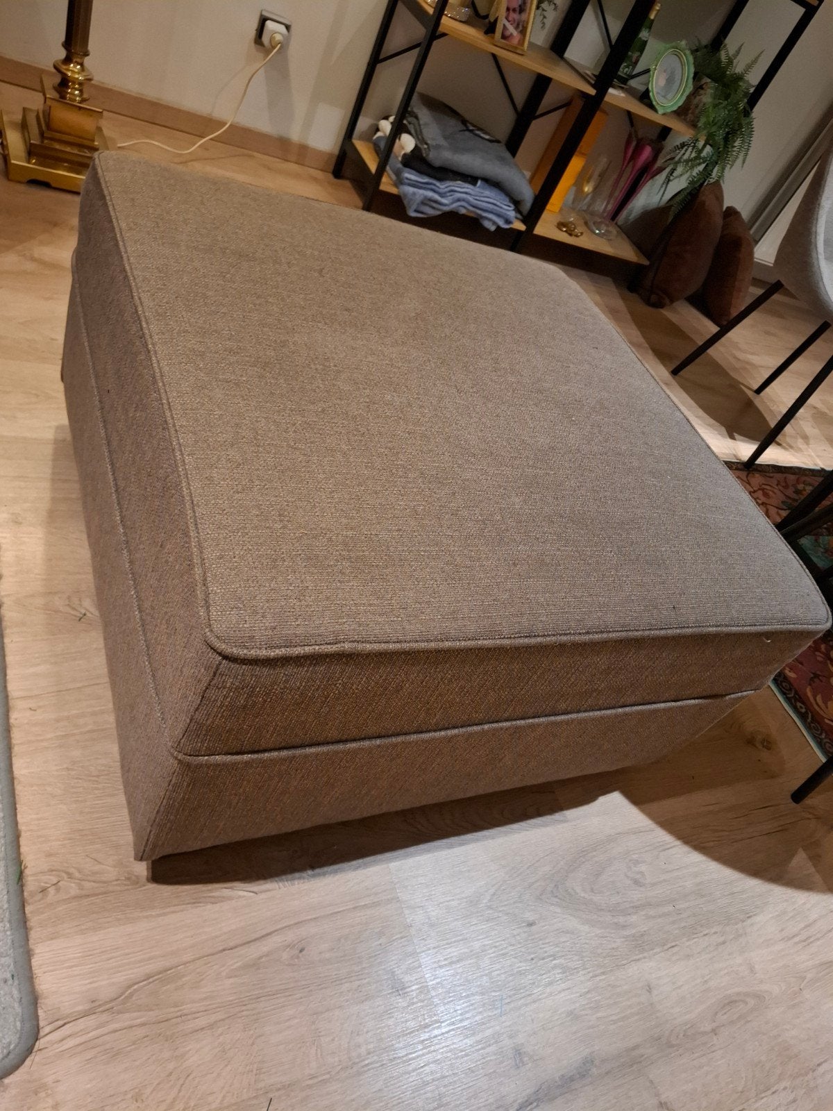 bijzet poef, Maison & Meubles, Carré, Enlèvement, Utilisé, 75 à 100 cm