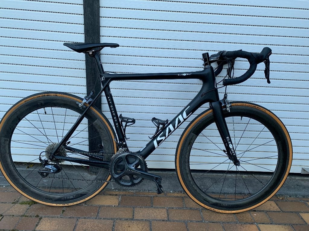 Isaac Element + Garmin, Autres marques, Frein sur jante, Comme neuf, Enlèvement