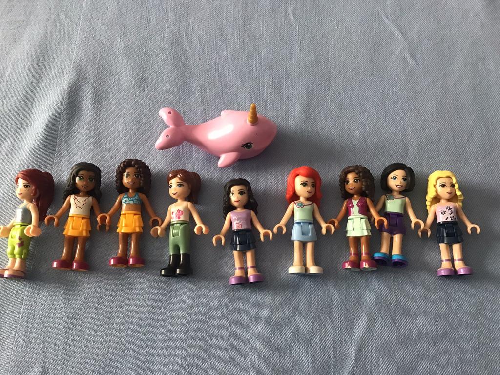 Lego friends figuurtjes en dolfijn deel 2, Ophalen of Verzenden, Zo goed als nieuw, Lego, Friends