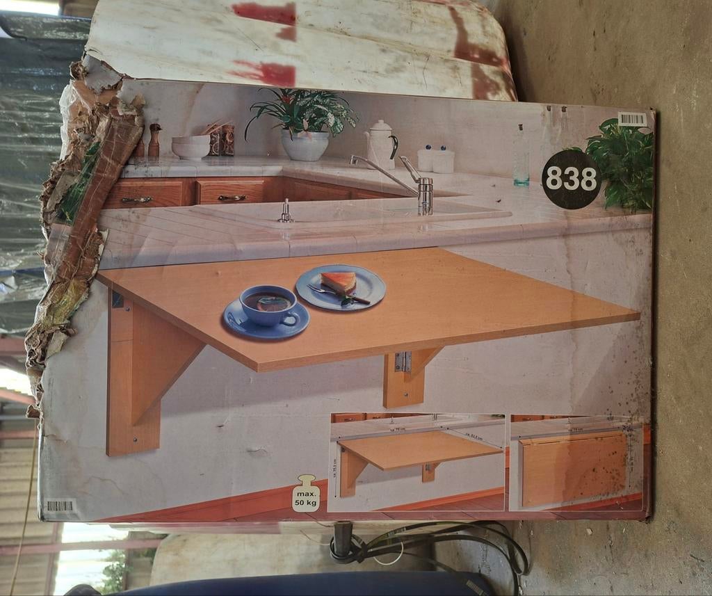 Table murale pliante, Enlèvement ou Envoi