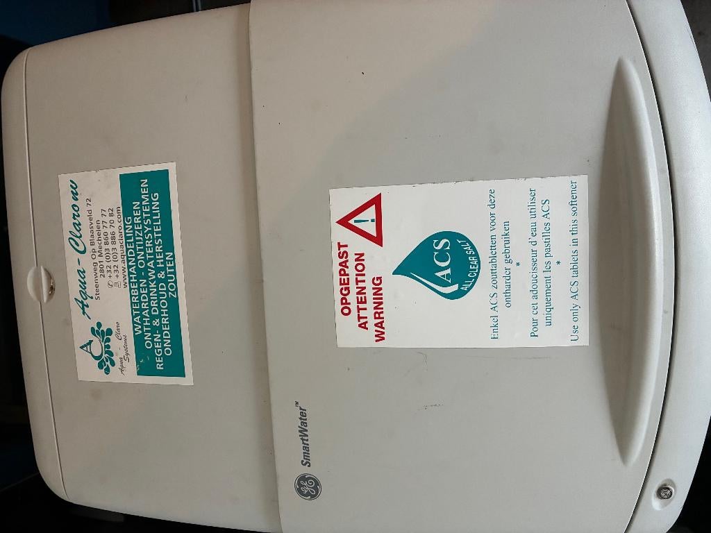general electric ontharder, Ophalen, Zo goed als nieuw, Waterontharder met zout