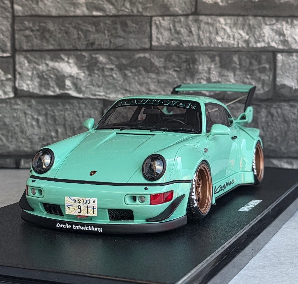 Porsche RWB KASHIWA 1/18ème GT spirit, Hobby en Vrije tijd, Overige merken, GT spirit, Auto, Nieuw