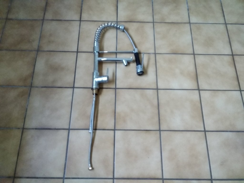Keuken kraan met sproeier, Ophalen, Gebruikt, Kraan