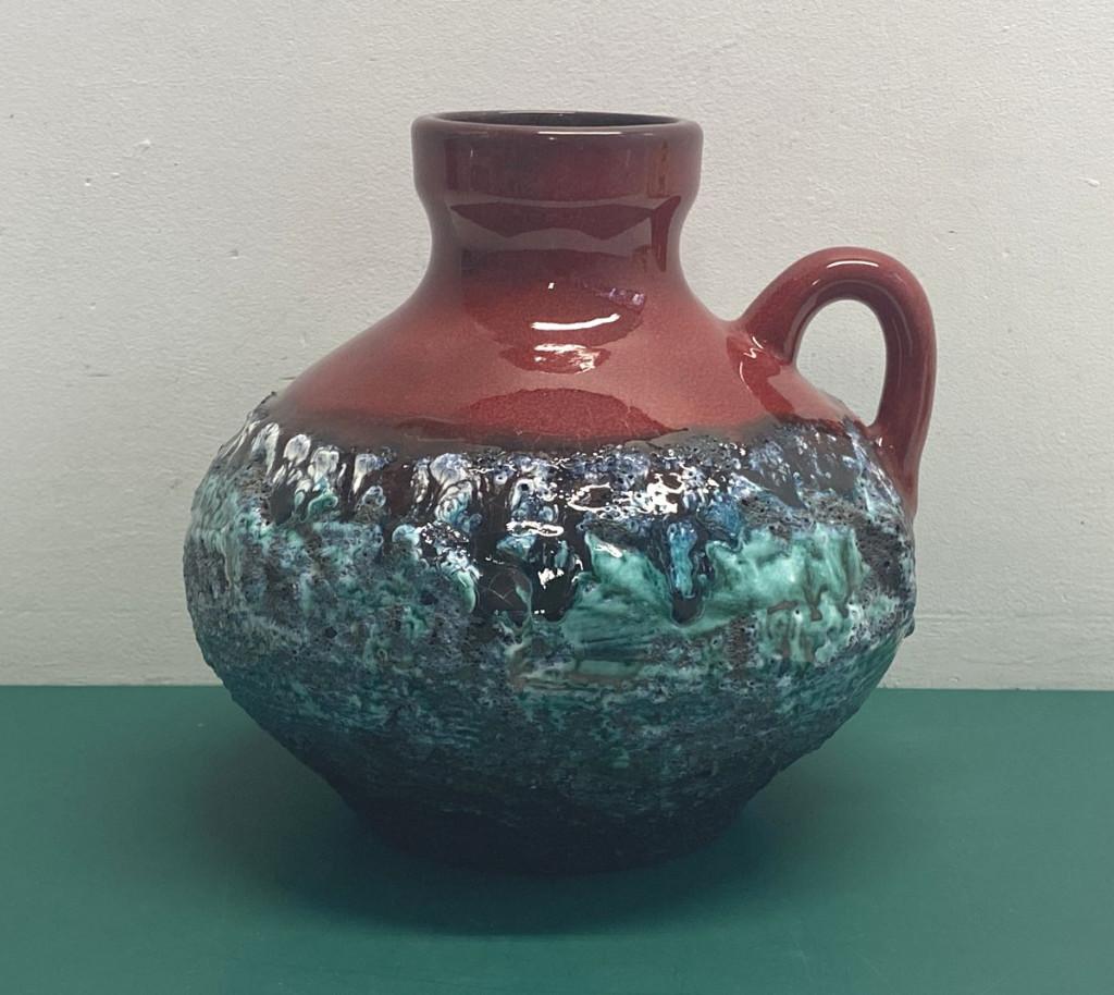 Vase Fat Lava vintage Marei Keramik West Germany, Antiquités & Art, Enlèvement ou Envoi