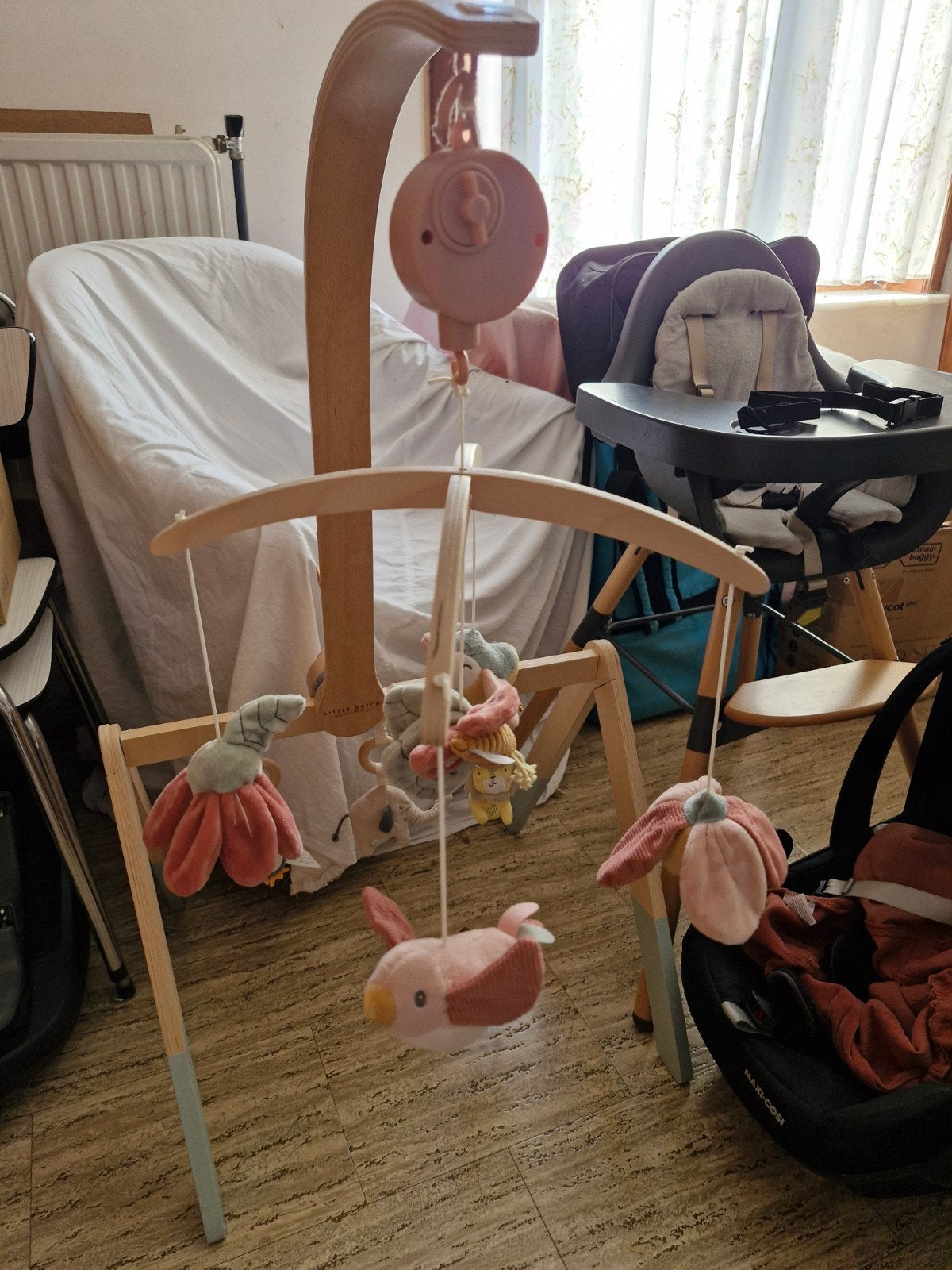 muziekmobiel little dutch, Kinderen en Baby's, Ophalen, Zo goed als nieuw, Mobiel, Met geluid