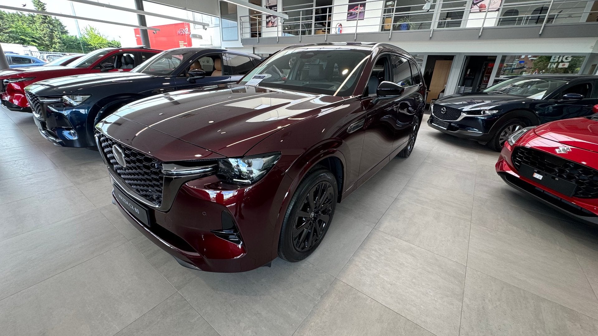 Mazda CX-80 e-SKYACTIV PHEV i-ACTIV AWD 8AT Homura Plus, Autos, Cuir, Achat, Euro 6, Entreprise