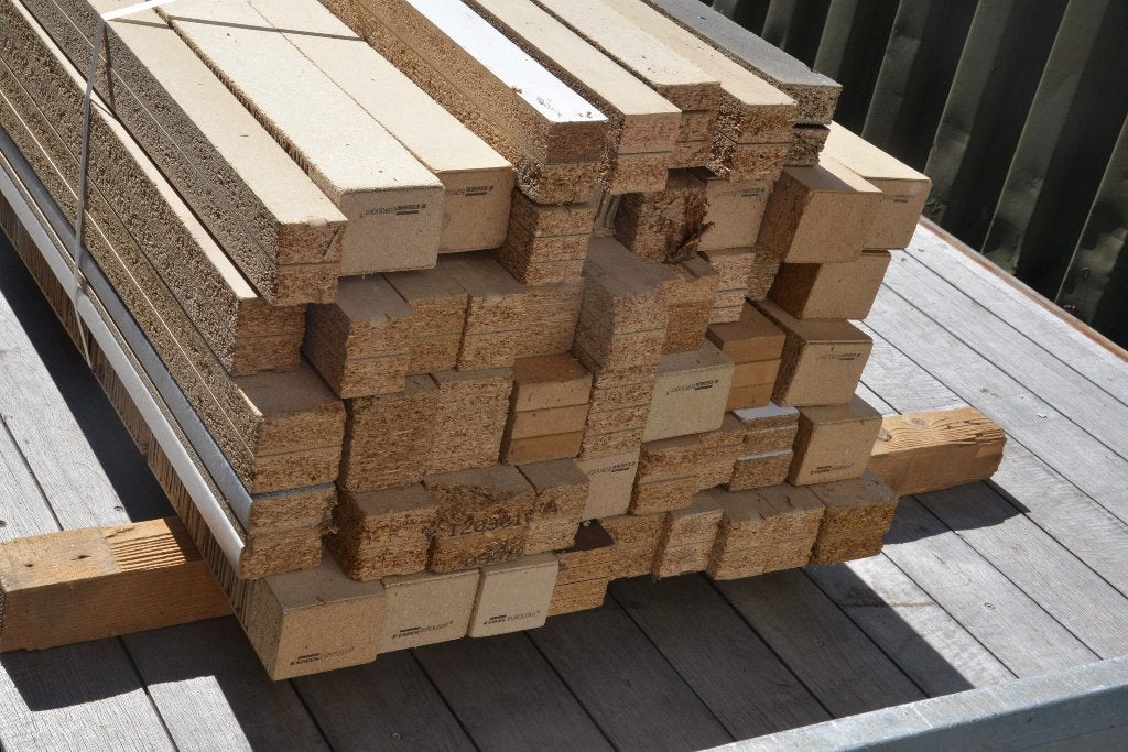 Strijken stophout onder leg balken, Bricolage & Construction, Bois & Planches, 50 mm ou plus, Moins de 200 cm, Autres essences de bois